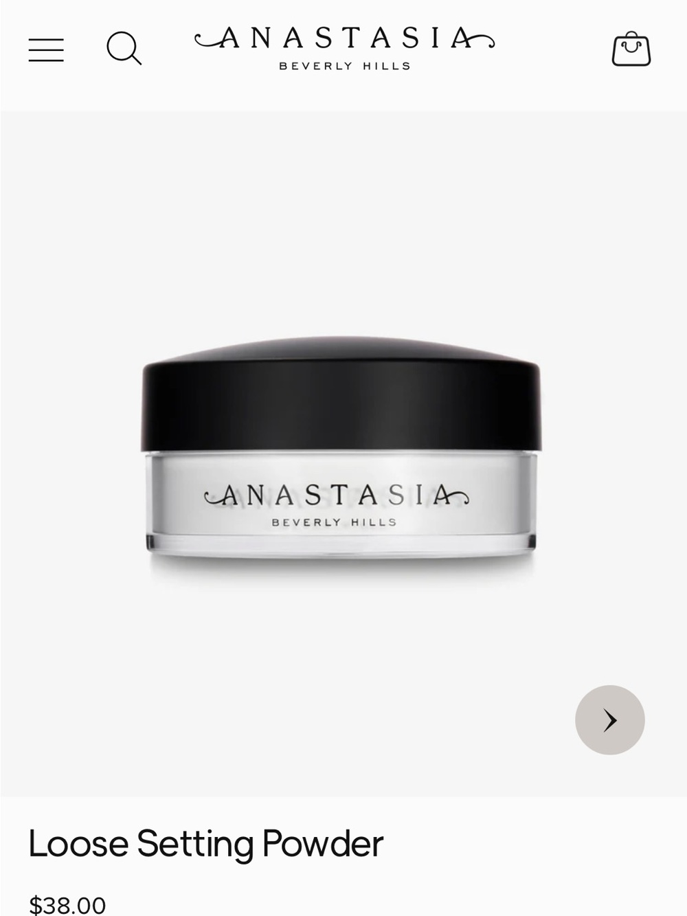 NIB ABH Loose Setting Powder - Translucent (BRAND NEW, NEVER OPENED, SWATCHED)